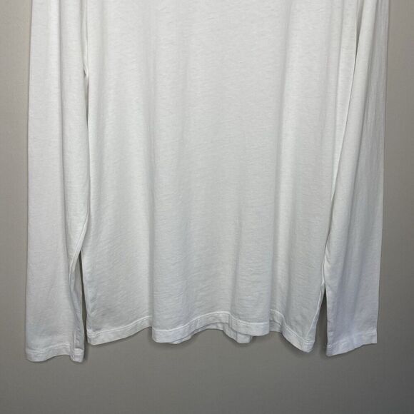 J.CREW Tissue Turtleneck Women Medium Crisp White NEW Lightweight BB748 - Picture 4 of 10